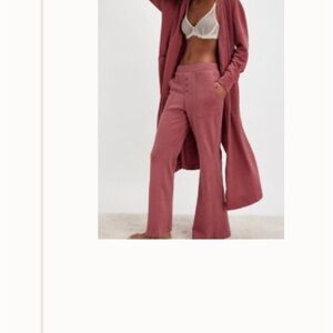 Free People Pink Pajama Set